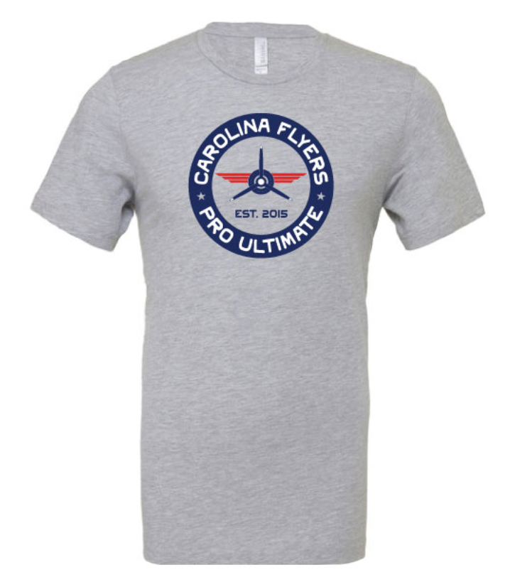 Carolina Flyers Circle T Shirt in Youth Unisex Sizes