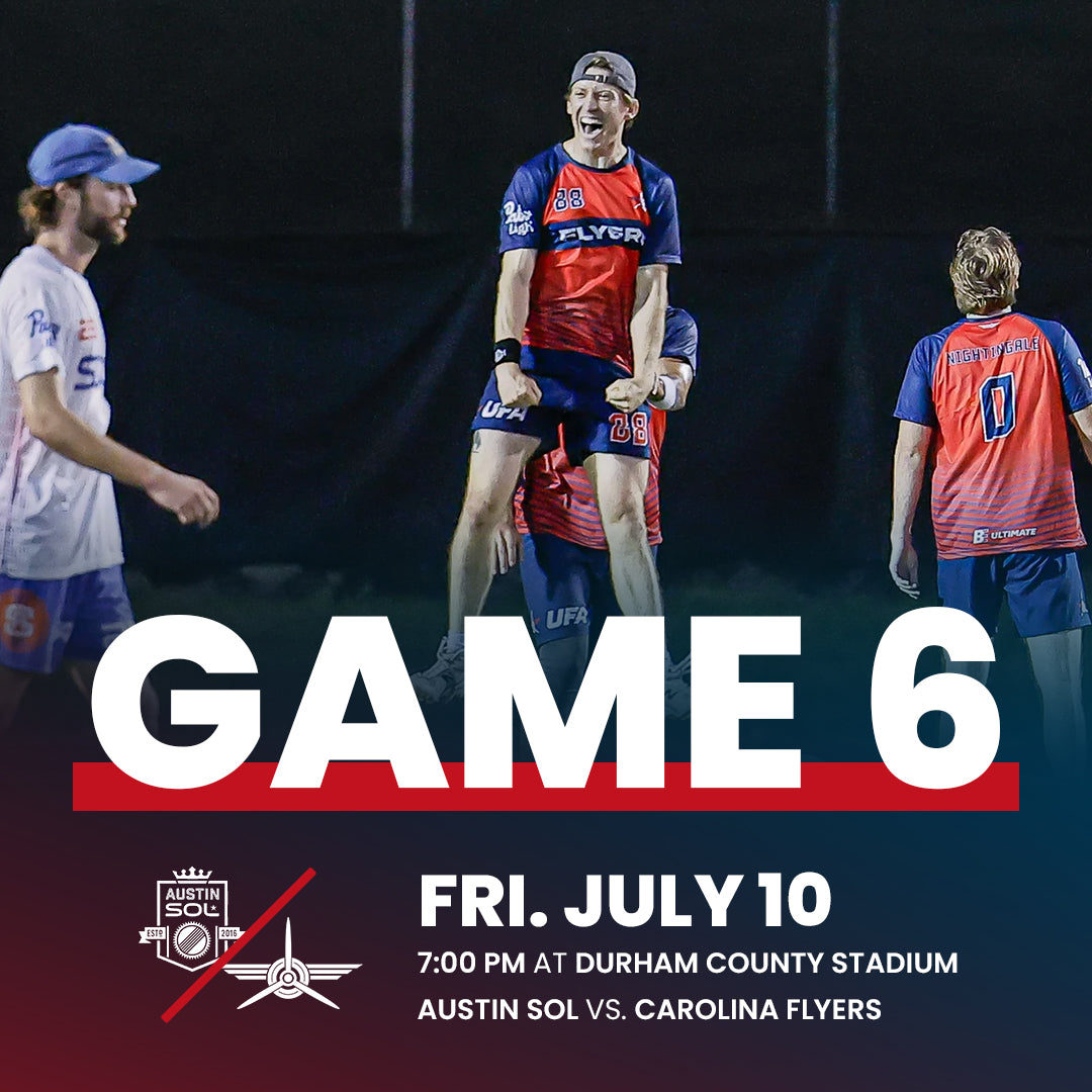 July 10th - Carolina Flyers vs. Austin Sol Ticket - Military + Veteran Appreciation Night 2026