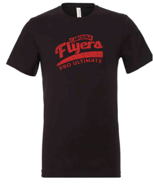 Carolina Flyers Team Spirit T-Shirt Youth, Women & Unisex Sizes