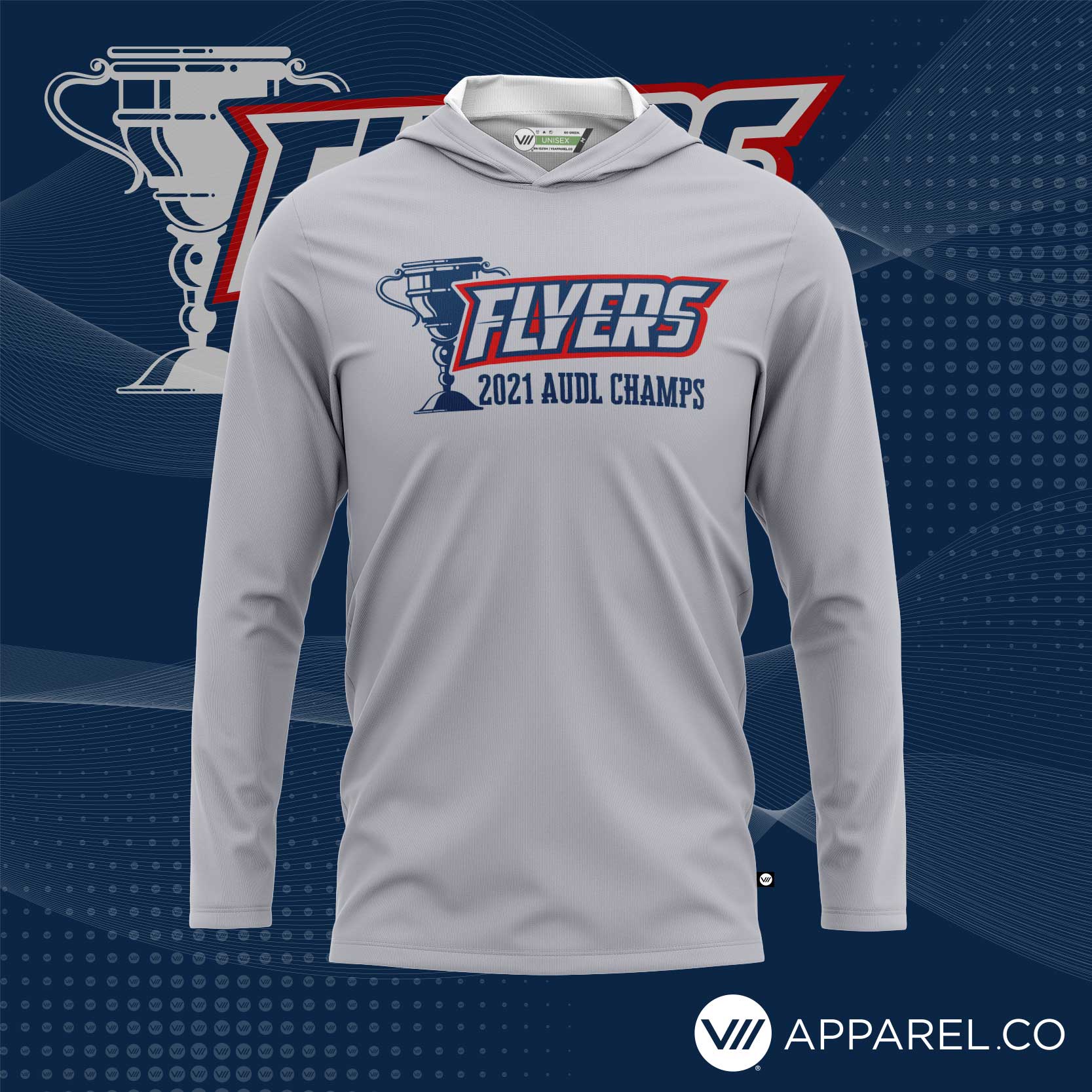 Flyers 2021 Champs Hoodie Carolina Flyers Gear